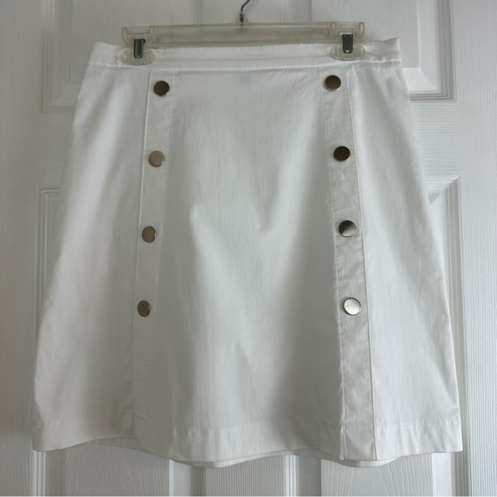 The Limited Cream Colored Sailor Pencil Skirt- Size 6